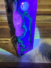 Load image into Gallery viewer, Fluorescent Fire Agate Obelisk (421g)