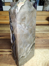 Load image into Gallery viewer, Fluorescent Fire Agate Obelisk (421g)