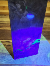 Load image into Gallery viewer, Fluorescent Fire Agate Obelisk (421g)