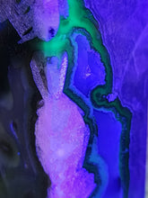 Load image into Gallery viewer, Fluorescent Fire Agate Obelisk (421g)