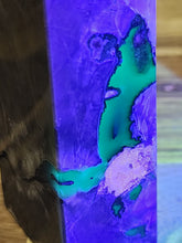 Load image into Gallery viewer, Fluorescent Fire Agate Obelisk (421g)