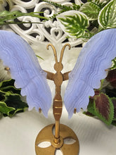 Load image into Gallery viewer, Blue Lace Agate Butterfly Wings