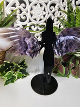 Load image into Gallery viewer, Dream Amethyst Angel/Skull Flame Wings