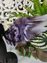 Load image into Gallery viewer, Dream Amethyst Angel/Skull Flame Wings