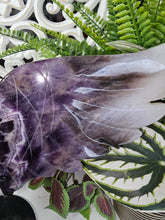Load image into Gallery viewer, Dream Amethyst Angel/Skull Flame Wings