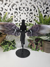 Load image into Gallery viewer, Dream Amethyst Angel/Skull Flame Wings