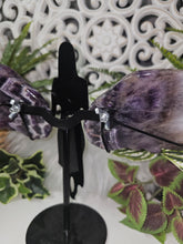 Load image into Gallery viewer, Dream Amethyst Angel/Skull Flame Wings