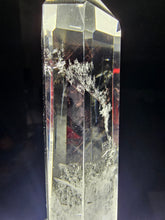 Load image into Gallery viewer, Red Angel Needle in Clear Quartz Point