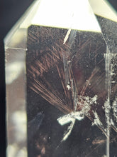 Load image into Gallery viewer, Red Angel Needle in Clear Quartz Point