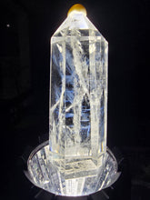 Load image into Gallery viewer, Blue Needle in Clear Quartz Point