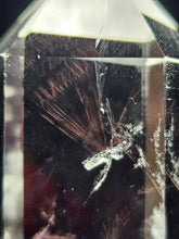 Load image into Gallery viewer, Red Angel Needle in Clear Quartz Point