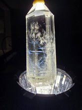 Load image into Gallery viewer, Blue Needle in Clear Quartz Point