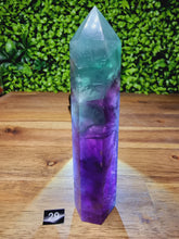Load image into Gallery viewer, Vibrant Rainbow Fluorite Points