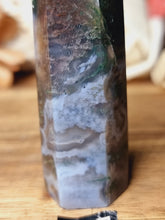 Load image into Gallery viewer, Beautiful Moss Agate Points