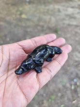 Load image into Gallery viewer, Platypus Black Obsidian Carving