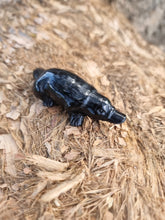 Load image into Gallery viewer, Platypus Black Obsidian Carving