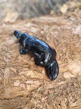 Load image into Gallery viewer, Platypus Black Obsidian Carving