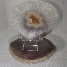 Load image into Gallery viewer, Druzy Agate Heart