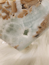 Load image into Gallery viewer, Caribbean Calcite Faceted Heart (138g)