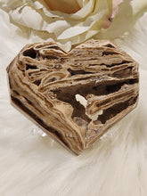 Load image into Gallery viewer, Chocolate Calcite Faceted Heart (96g)