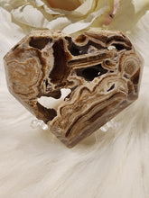 Load image into Gallery viewer, Chocolate Calcite Faceted Heart (96g)