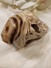 Load image into Gallery viewer, Chocolate Calcite Faceted Heart (96g)