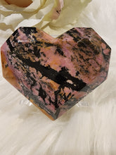 Load image into Gallery viewer, Rhodonite Faceted Heart (141g)