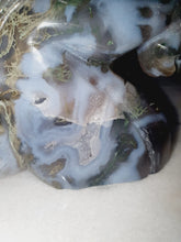 Load image into Gallery viewer, Moss Agate Horse Carving (611g)