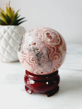 Load image into Gallery viewer, Peruvian Rhodochrosite Sphere (221g)