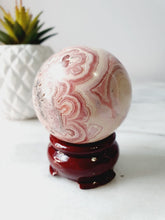 Load image into Gallery viewer, Peruvian Rhodochrosite Sphere (221g)