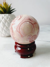 Load image into Gallery viewer, Peruvian Rhodochrosite Sphere (221g)