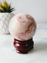 Load image into Gallery viewer, Peruvian Rhodochrosite Sphere (221g)