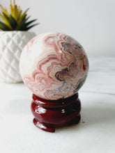 Load image into Gallery viewer, Peruvian Rhodochrosite Sphere (221g)