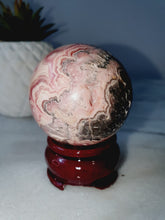 Load image into Gallery viewer, Peruvian Rhodochrosite Sphere (221g)