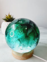 Load image into Gallery viewer, Dendritic Rainbow Fluorite Sphere