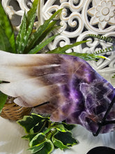 Load image into Gallery viewer, Dream Amethyst Angel/Skull Flame Wings
