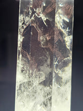 Load image into Gallery viewer, Red Angel Needle in Clear Quartz Point
