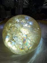 Load image into Gallery viewer, Optical Honey Calcite Sphere
