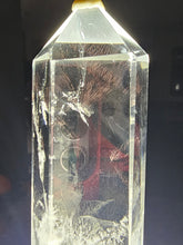 Load image into Gallery viewer, Red Angel Needle in Clear Quartz Point
