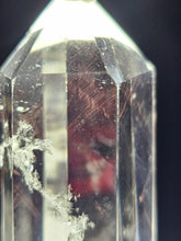 Load image into Gallery viewer, Red Angel Needle in Clear Quartz Point
