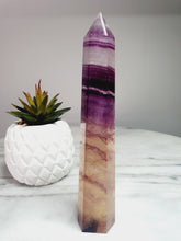 Load image into Gallery viewer, Pink &amp; Yellow Fluorite Point
