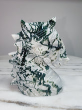 Load image into Gallery viewer, Moss Agate(Tree Agate) Horse Carving

