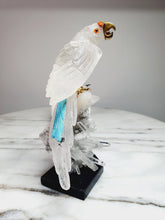 Load image into Gallery viewer, Peruvian Clear Quartz Parrot on Clear Quartz Cluster Base

