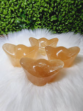 Load image into Gallery viewer, Golden Honey Calcite Yuanbaos Feng Shui Ingot Lucky Coin Shape
