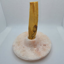 Load image into Gallery viewer, Pink Onyx Crystal Palo Santo Incense Holder
