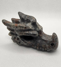 Load image into Gallery viewer, Yooperlite Dragon Skull Carving
