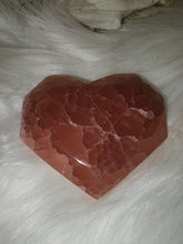 Load image into Gallery viewer, Rose Calcite Faceted Heart

