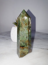 Load image into Gallery viewer, Moss Agate Tower
