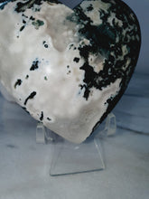 Load image into Gallery viewer, Moss Agate Puffy Heart
