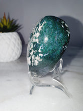 Load image into Gallery viewer, Moss Agate Puffy Heart
